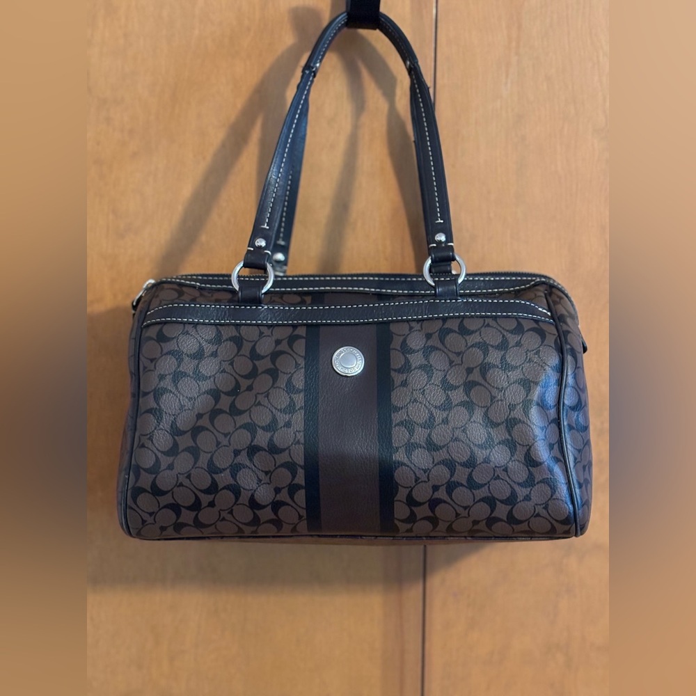 Coach Brown Signature Women’s Satchel